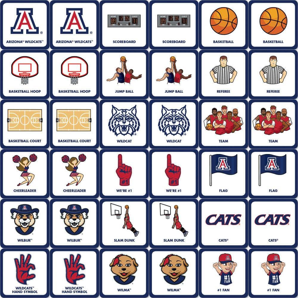 Arizona Wildcats Matching Game (ONLINE ORDER ONLY)