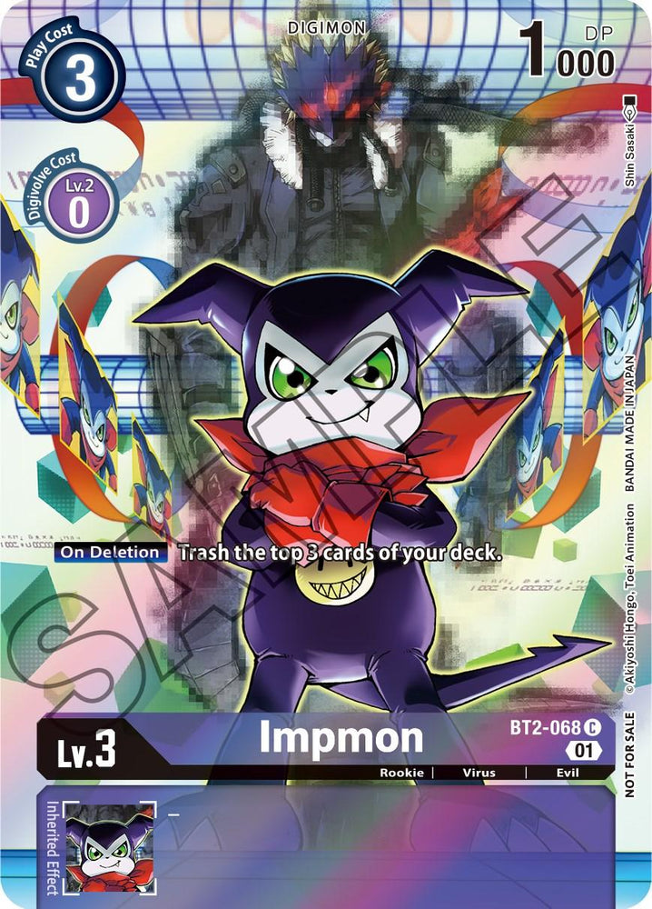 Impmon [BT2-068] (Tamer's Card Set 1) [Release Special Booster Promos] (ONLINE ORDER ONLY)
