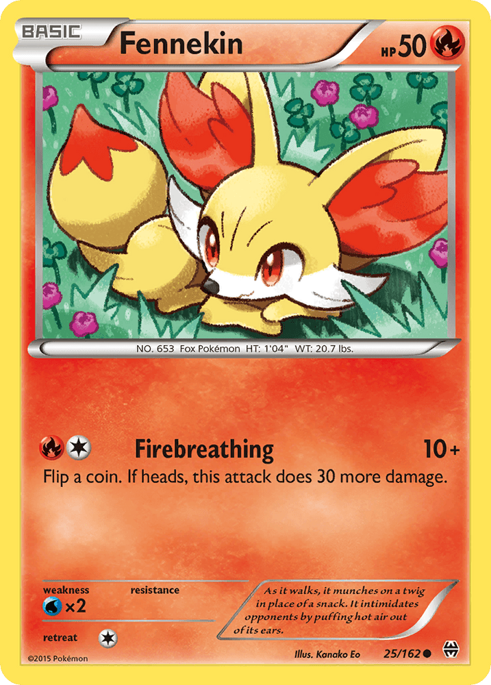 Fennekin (25/162) [XY: BREAKthrough] (Online Only)