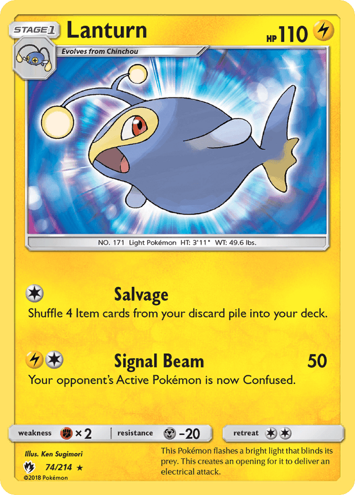Lanturn (74/214) [Sun & Moon: Lost Thunder] (Online Only)