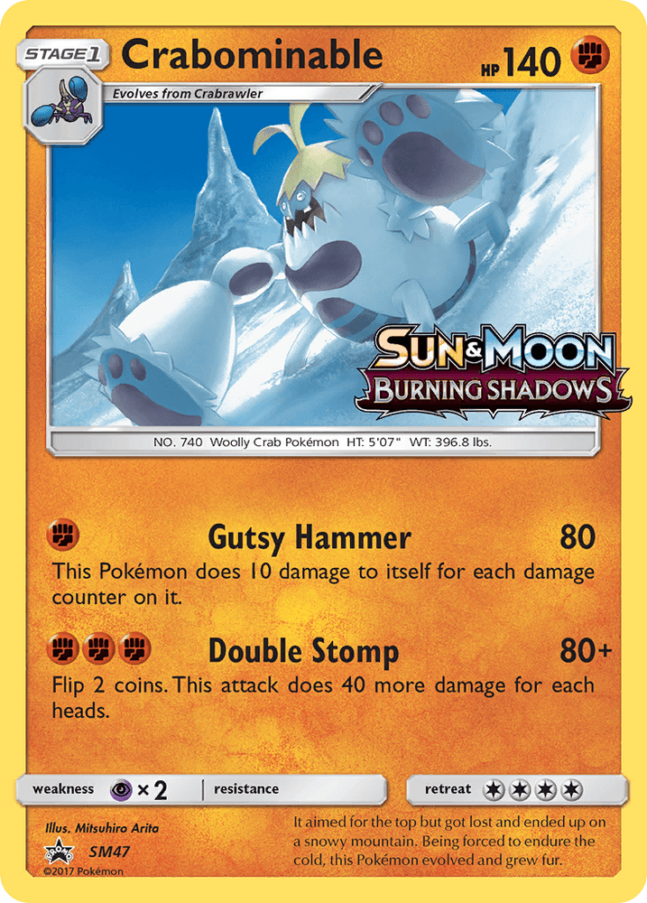 Crabominable (SM47) [Sun & Moon: Black Star Promos] (Online Only)
