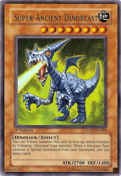 Super-Ancient Dinobeast [LODT-EN088] Ultra Rare (ONLINE ORDER ONLY)
