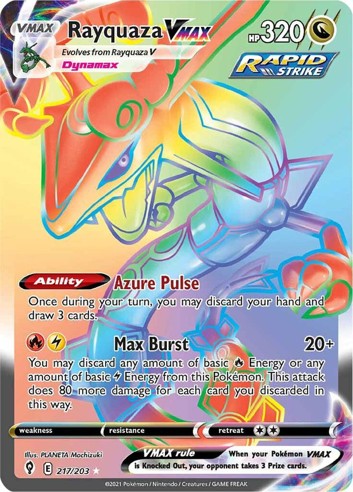 Rayquaza VMAX (217/203) [Sword & Shield: Evolving Skies] (Online Only)