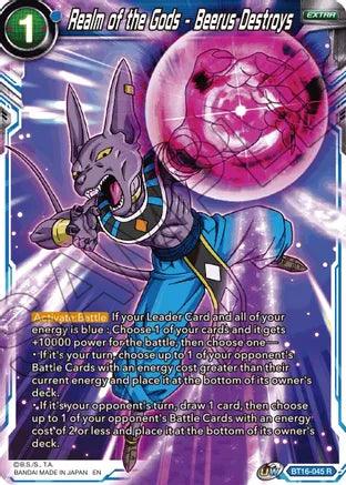 Realm of the Gods - Beerus Destroys (BT16-045) [Realm of the Gods] (ONLINE ORDER ONLY)