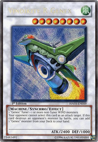 Vindikite R-Genex [HA03-EN059] Secret Rare (ONLINE ORDER ONLY)