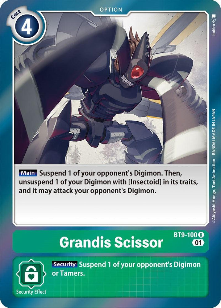 Grandis Scissor [BT9-100] [X Record] (ONLINE ORDER ONLY)