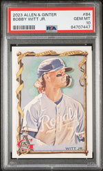 2023 TOPPS ALLEN & GINTER BOBBY WITT JR.  #84 - PSA 10 (Online Order Only)