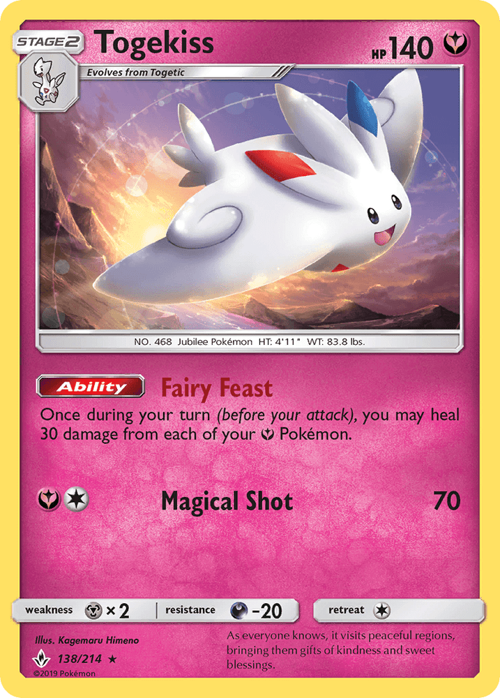 Togekiss (138/214) [Sun & Moon: Unbroken Bonds] (Online Only)