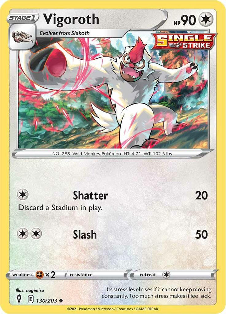 Vigoroth (130/203) [Sword & Shield: Evolving Skies] (Online Only)