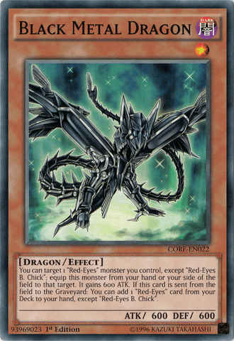 Black Metal Dragon [CORE-EN022] Common (ONLINE ORDER ONLY)