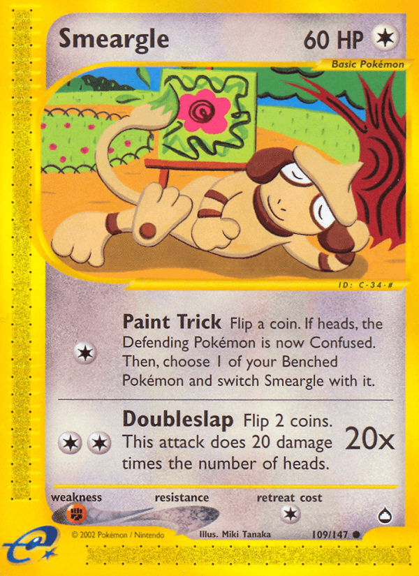 Smeargle (109/147) [Aquapolis] (Online Only)