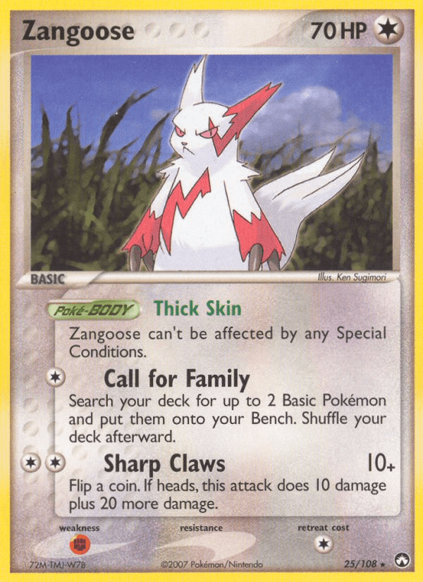 Zangoose (25/108) [EX: Power Keepers] (Online Only)