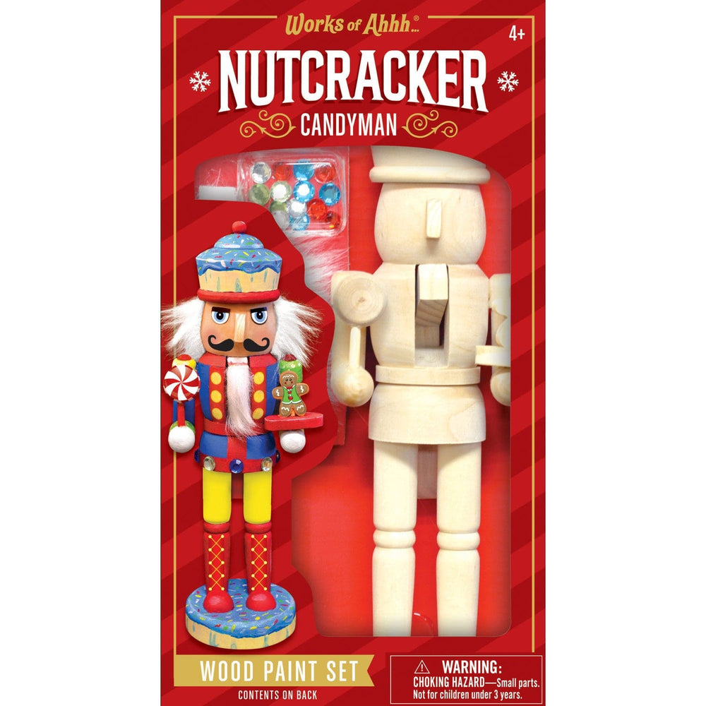 Holiday Craft Kit - Nutcracker Candyman Wood Craft & Paint Kit (ONLINE ORDER ONLY)