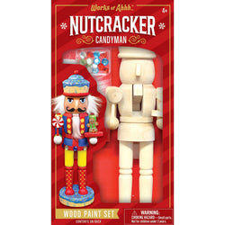 Holiday Craft Kit - Nutcracker Candyman Wood Craft & Paint Kit (ONLINE ORDER ONLY)