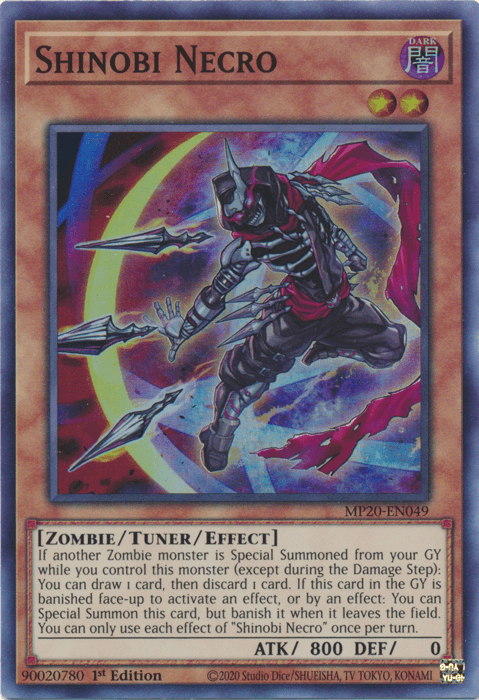 Shinobi Necro [MP20-EN049] Super Rare (ONLINE ORDER ONLY)