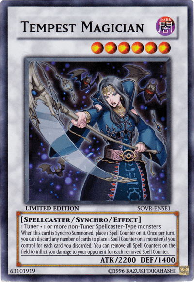 Tempest Magician [SOVR-ENSE1] Super Rare (ONLINE ORDER ONLY)