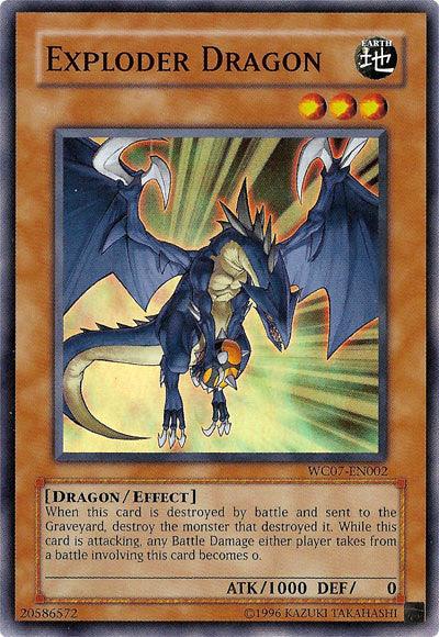 Exploder Dragon [WC07-EN002] Super Rare (ONLINE ORDER ONLY)