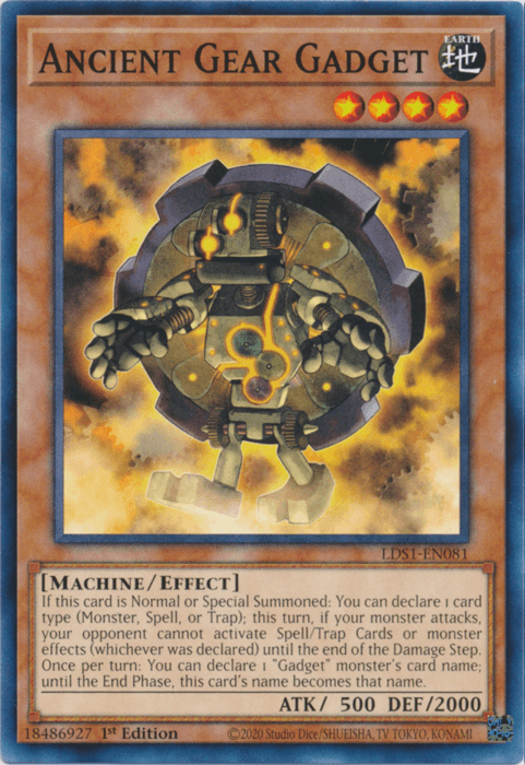 Ancient Gear Gadget [LDS1-EN081] Common (ONLINE ORDER ONLY)