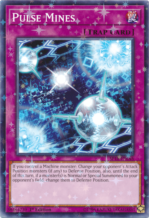 Pulse Mines [SP18-EN046] Starfoil Rare (ONLINE ORDER ONLY)