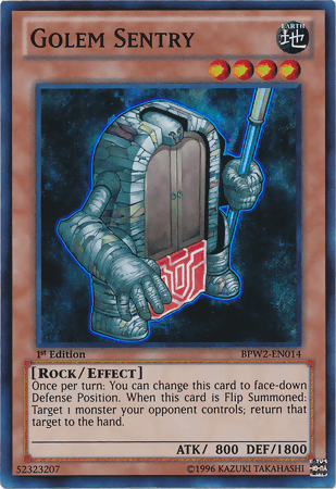 Golem Sentry [BPW2-EN014] Super Rare (ONLINE ORDER ONLY)