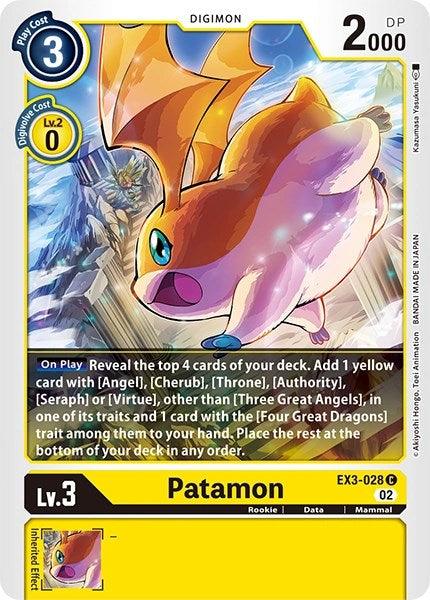 Patamon [EX3-028] [Revision Pack Cards] (ONLINE ORDER ONLY)