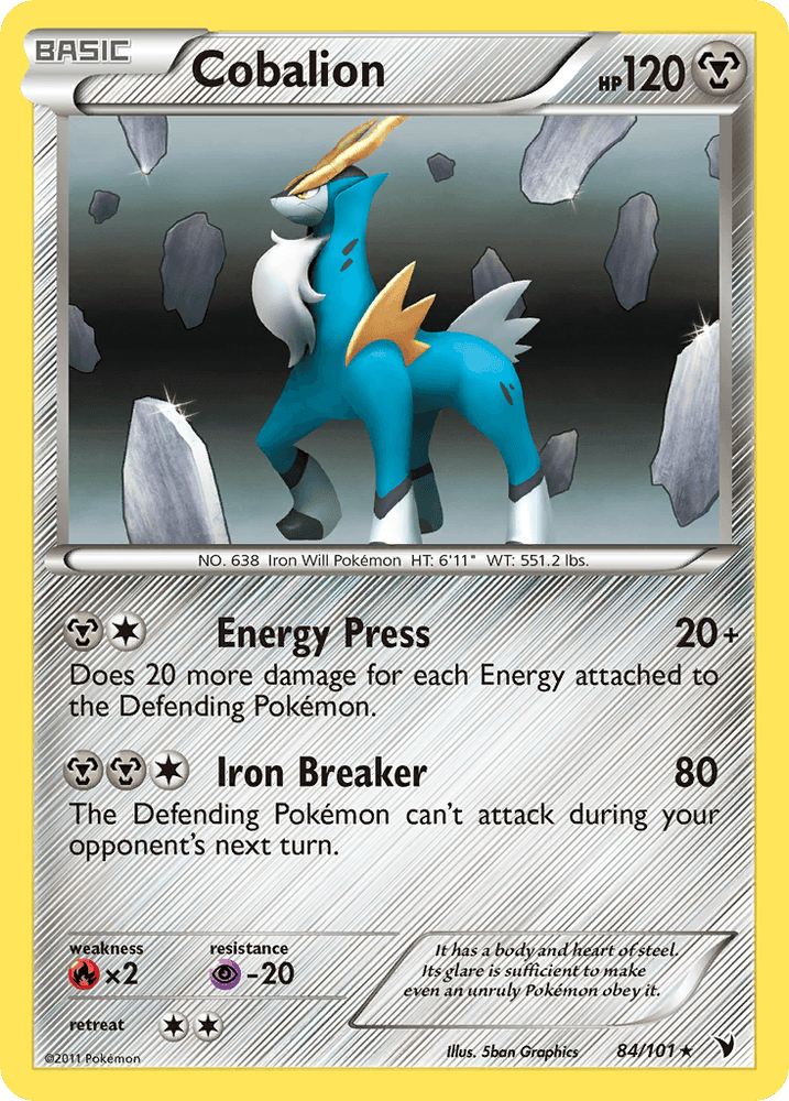 Cobalion (84/101) [Black & White: Noble Victories] (Online Only)
