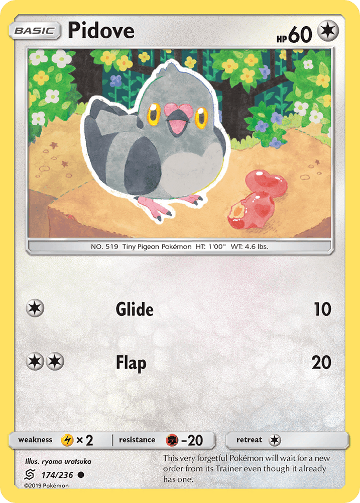 Pidove (174/236) [Sun & Moon: Unified Minds] (Online Only)