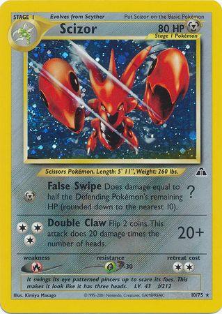 Scizor (10/75) [Neo Discovery Unlimited] (Online Only)