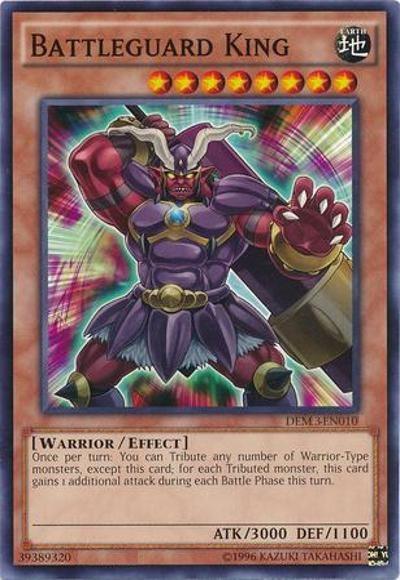 Battleguard King [DEM3-EN010] Common (ONLINE ORDER ONLY)