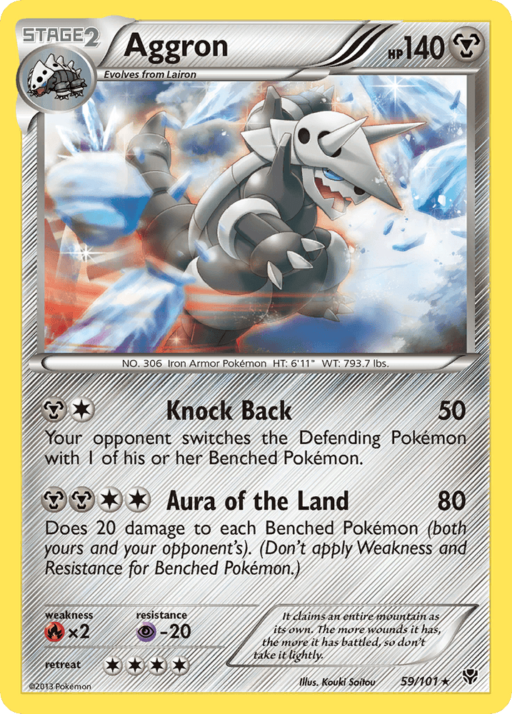 Aggron (59/101) [Black & White: Plasma Blast] (Online Only)