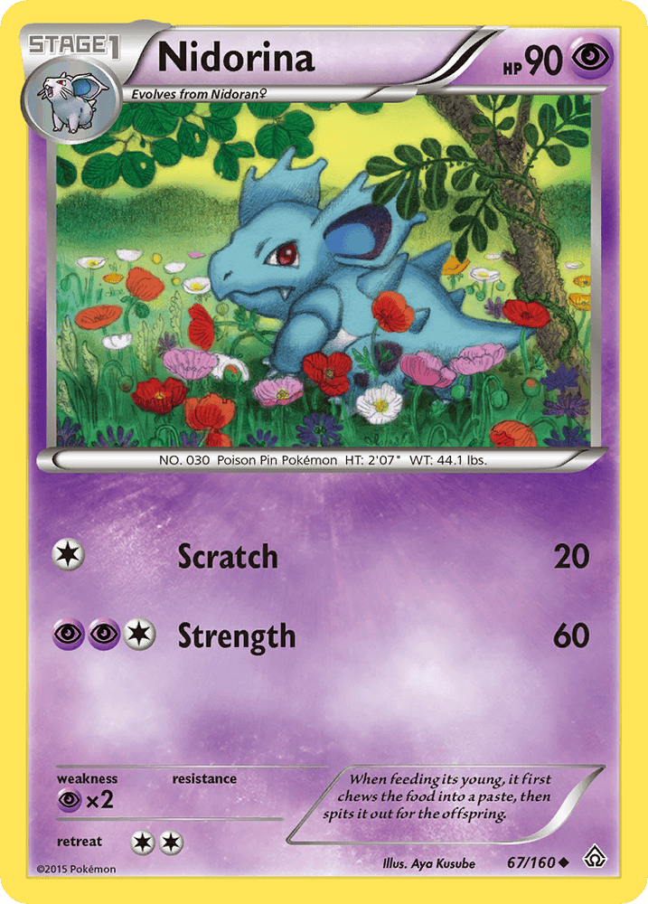 Nidorina (67/160) [XY: Primal Clash] (Online Only)