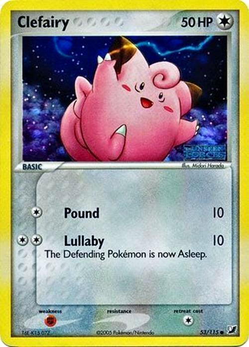 Clefairy (53/115) (Stamped) [EX: Unseen Forces] (Online Only)