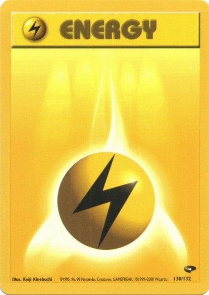 Lightning Energy (130/132) [Gym Challenge Unlimited] (Online Only)