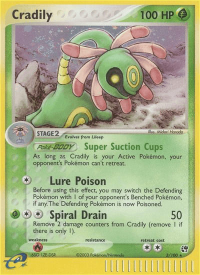 Cradily (3/100) [EX: Sandstorm] (Online Only)