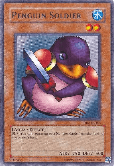 Penguin Soldier [DB2-EN105] Rare (ONLINE ORDER ONLY)