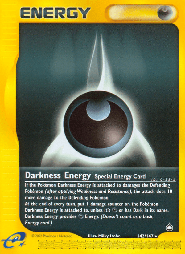 Darkness Energy (142/147) [Aquapolis] (Online Only)