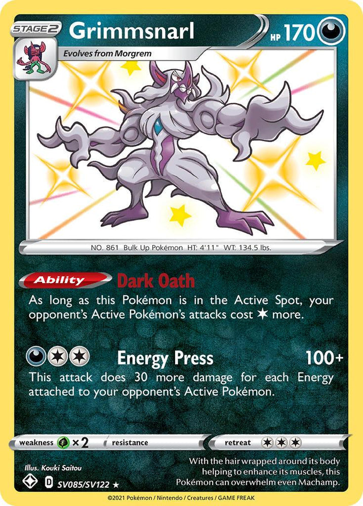 Grimmsnarl (SV085/SV122) [Sword & Shield: Shining Fates] (Online Only)