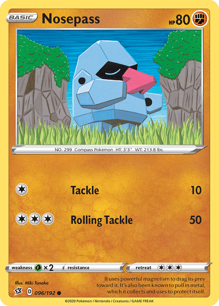 Nosepass (096/192) [Sword & Shield: Rebel Clash] (Online Only)