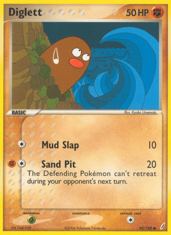 Diglett (50/100) [EX: Crystal Guardians] (Online Only)