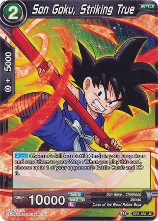 Son Goku, Striking True (DB1-081) [Dragon Brawl] (ONLINE ORDER ONLY)