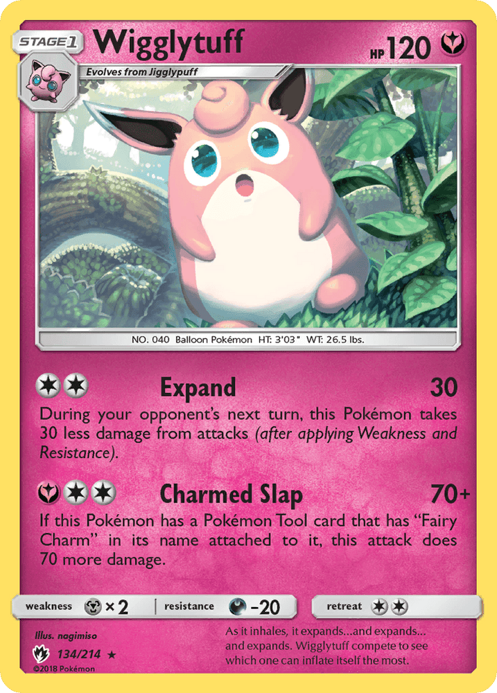 Wigglytuff (134/214) [Sun & Moon: Lost Thunder] (Online Only)