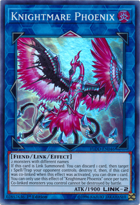 Knightmare Phoenix [FLOD-EN046] Super Rare (ONLINE ORDER ONLY)