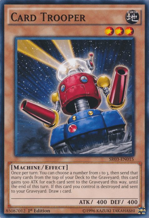 Card Trooper [SR03-EN015] Common (ONLINE ORDER ONLY)