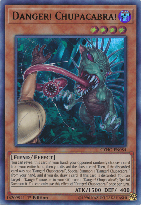 Danger! Chupacabra! [CYHO-EN084] Ultra Rare (ONLINE ORDER ONLY)