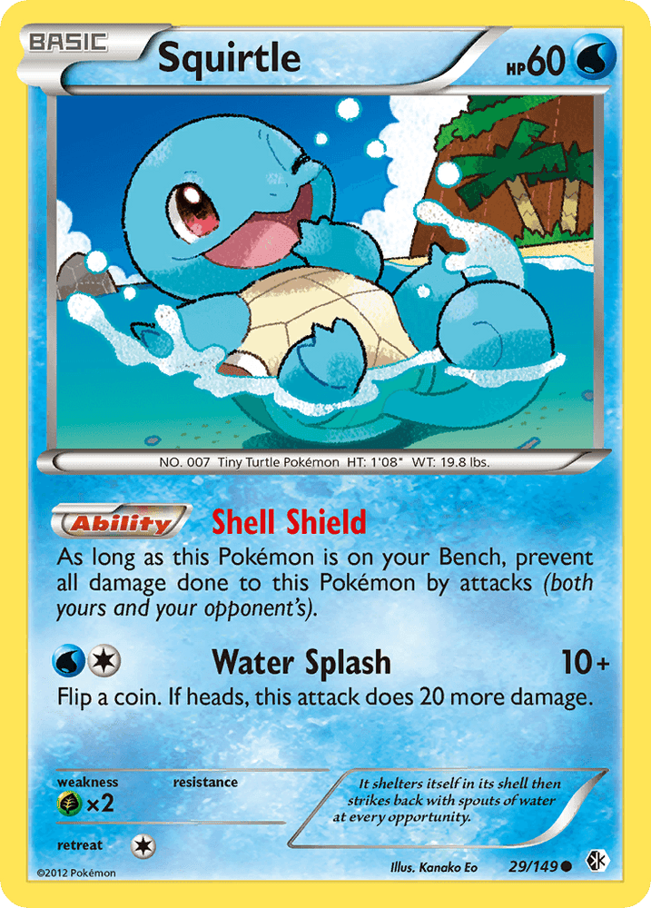 Squirtle (29/149) [Black & White: Boundaries Crossed] (Online Only)