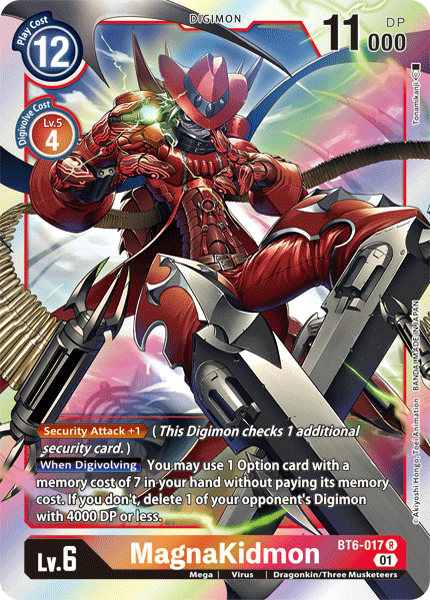 MagnaKidmon [BT6-017] [Double Diamond] (ONLINE ORDER ONLY)