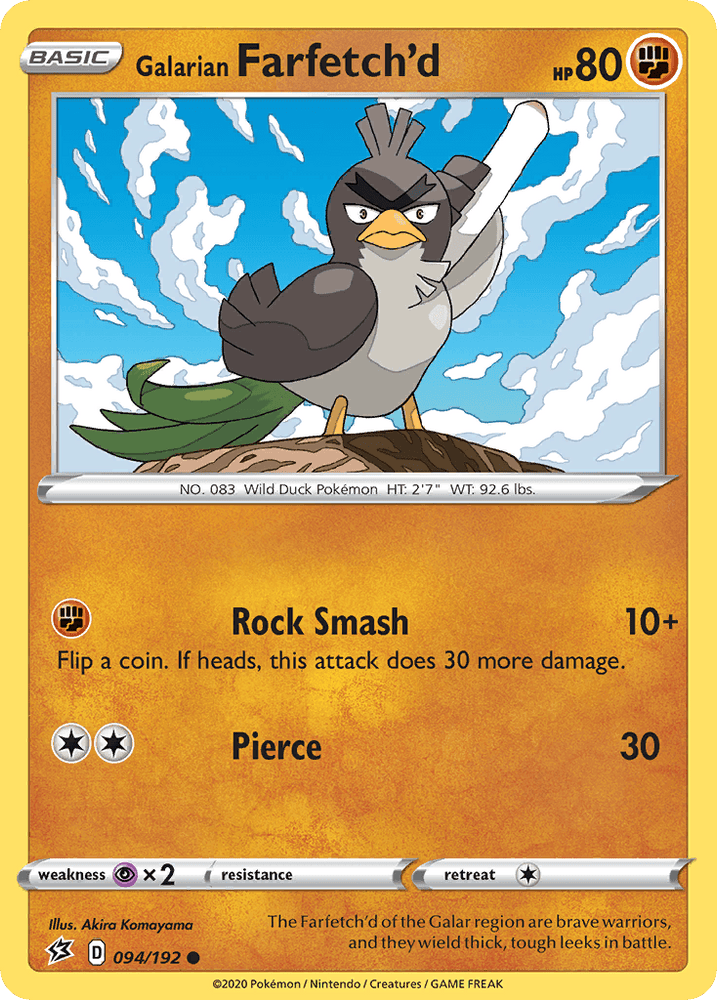 Galarian Farfetch'd (094/192) [Sword & Shield: Rebel Clash] (Online Only)