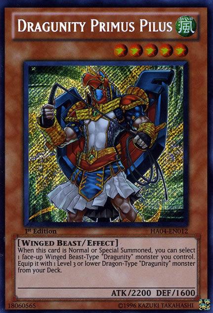 Dragunity Primus Pilus [HA04-EN012] Secret Rare (ONLINE ORDER ONLY)