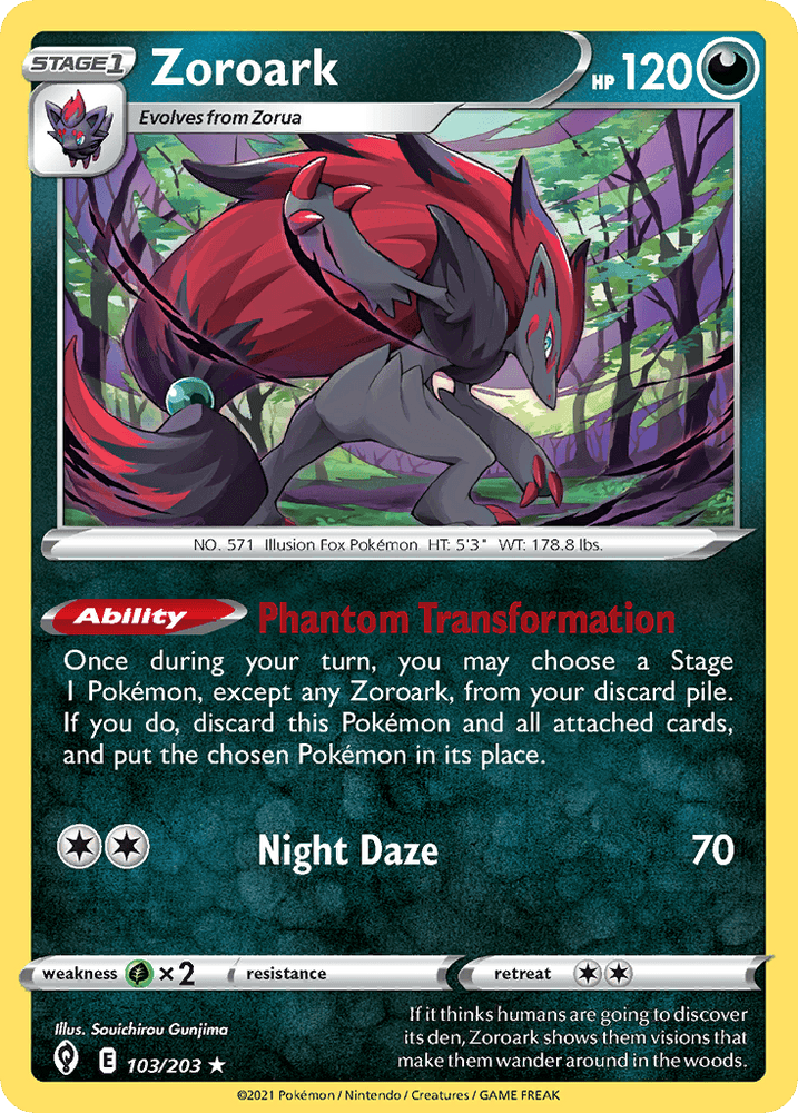 Zoroark (103/203) (Theme Deck Exclusive) [Sword & Shield: Evolving Skies] (Online Only)