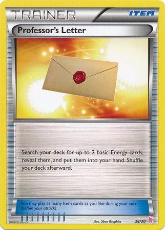 Professor's Letter (28/30) [XY: Trainer Kit - Sylveon] (Online Only)